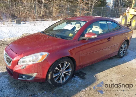 2013 Volvo C70 T5 из США, поврежденный, VIN YV1672MC0DJ143451
